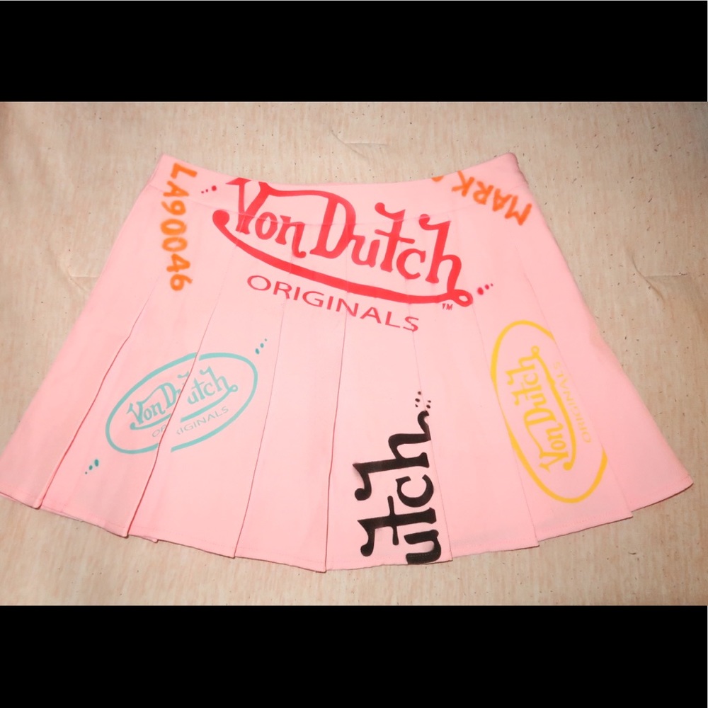 Custom Von Dutch Skirt